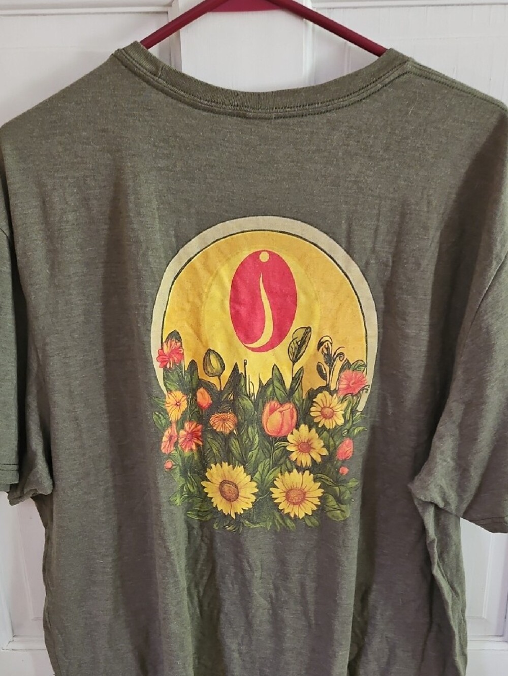Johnny's Branded Olive Green Logo Tee